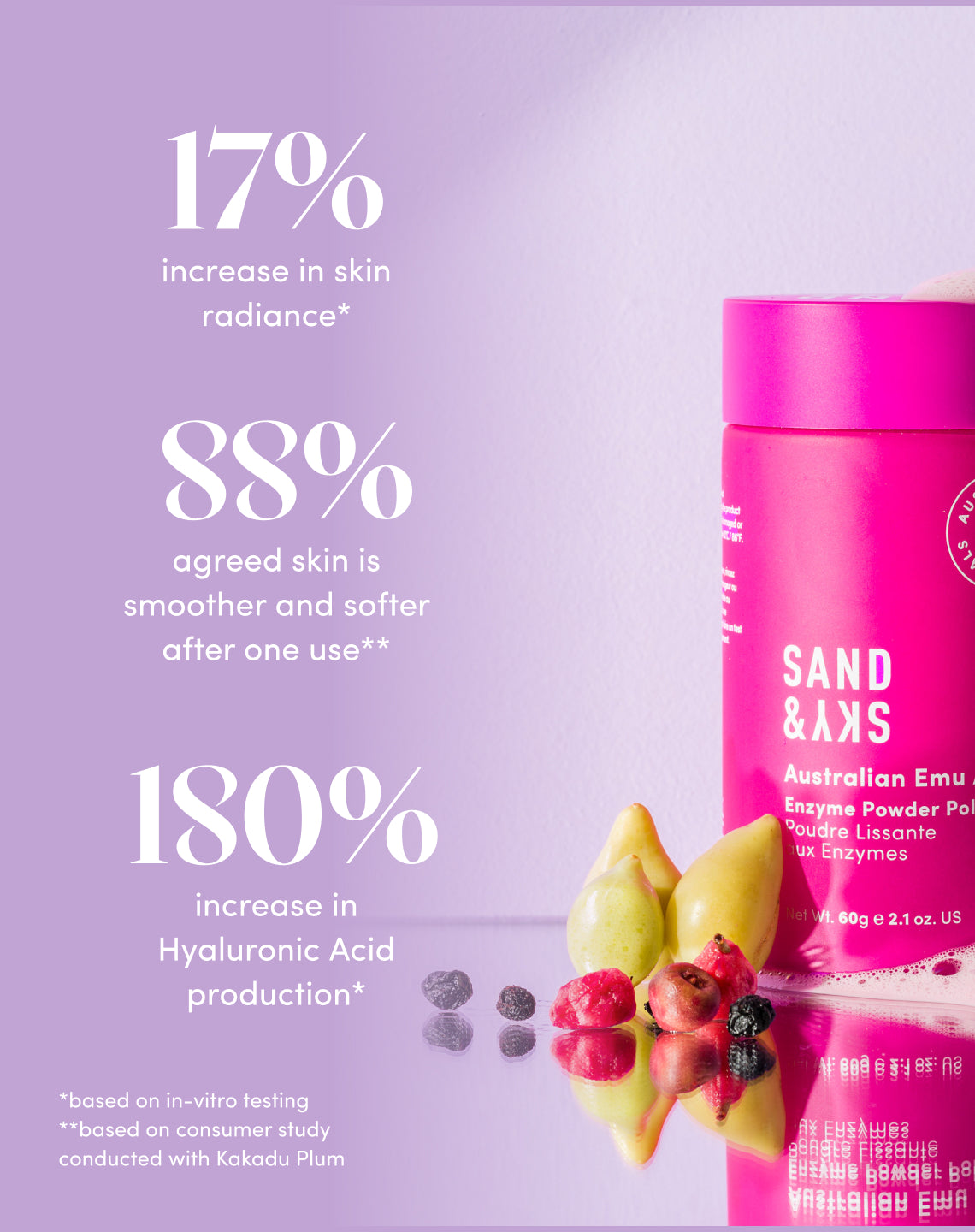 Australian Glow Berries Enzyme Powder Polish