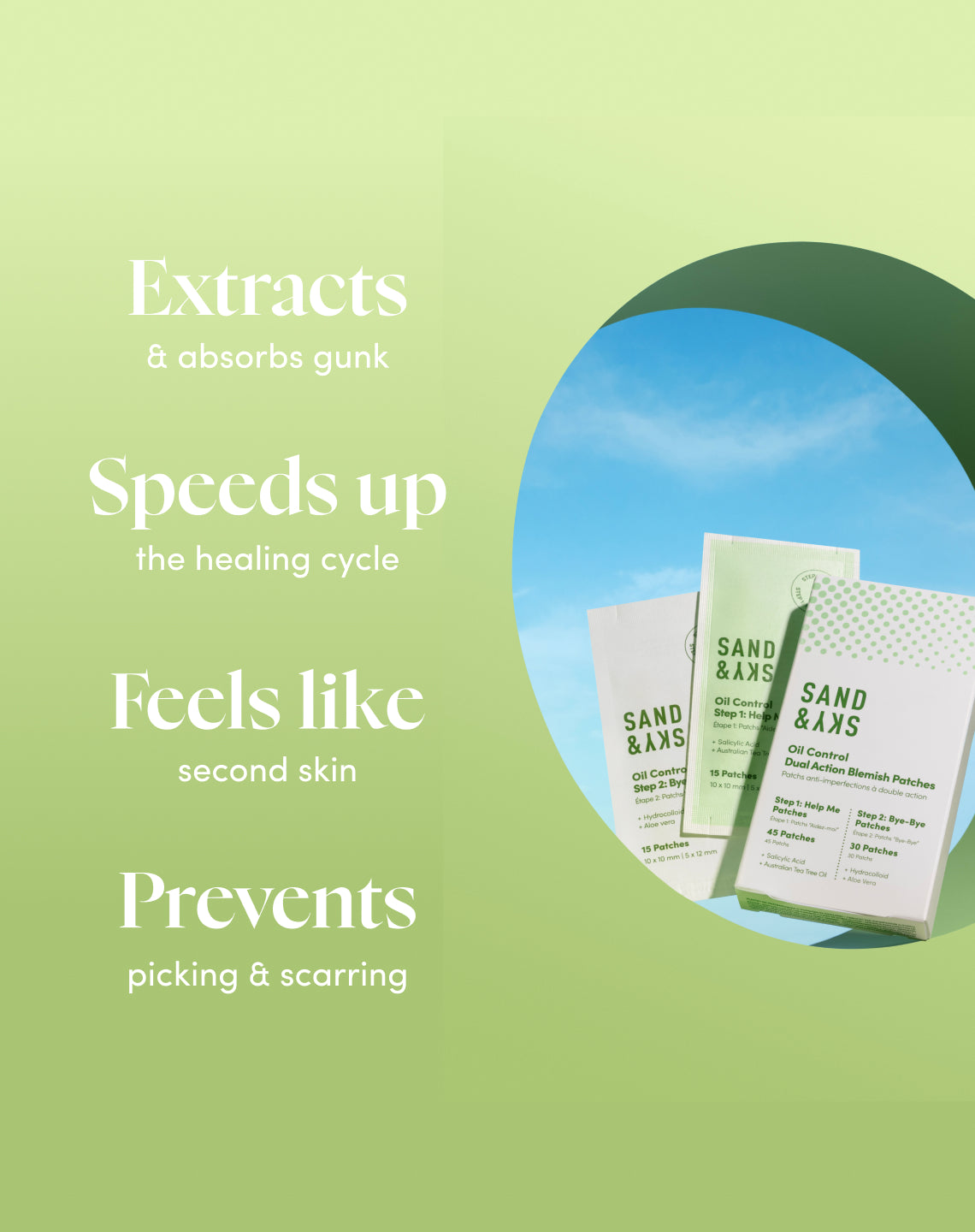 Oil Control Dual Action Blemish Patches