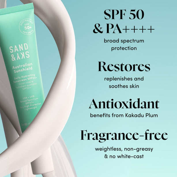 Australian Sunshield Daily Hydrating Sunscreen SPF50+