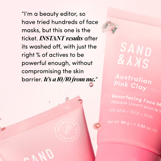 Australian Pink Clay Resurfacing Mask